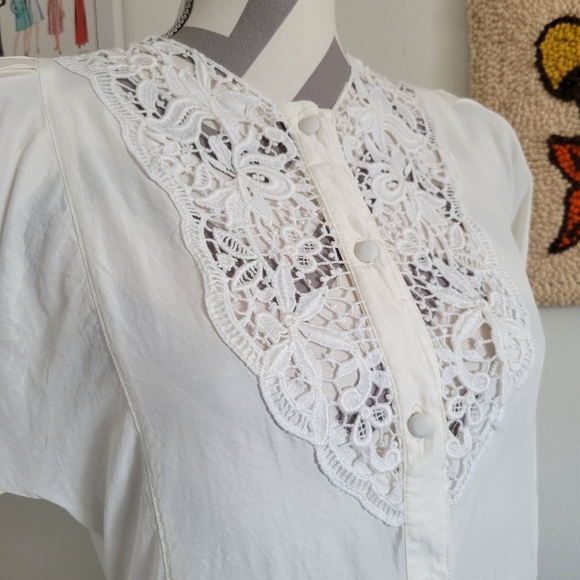 Notorious | 80s Vintage Regency Blouse - Picture 3 of 7